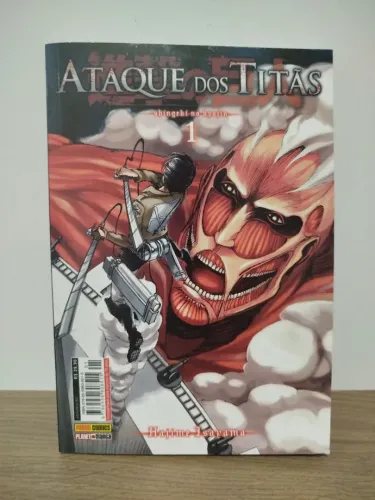 Mangá Attack on titans vol 1 - Ataque dos titãs