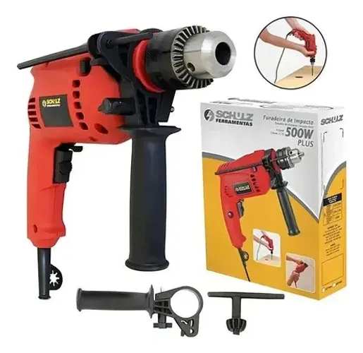 FURADEIRA DE IMPACTO 500W 1/2 127V SCHLUZ 