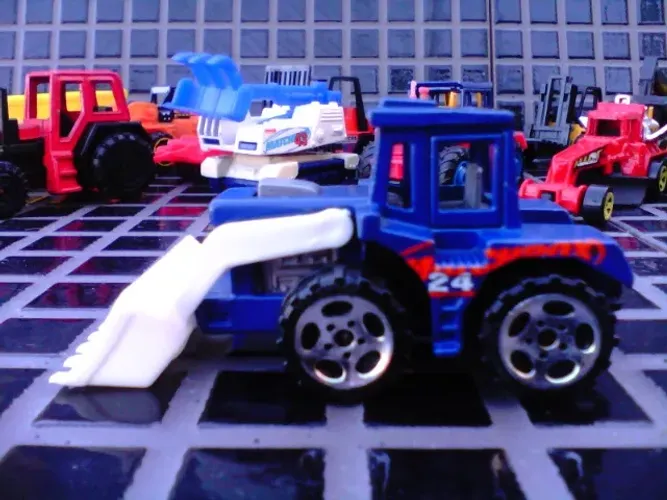 MINIATURA Tractor Shovel NO. 24 1976 Matchbox 1/87 - HO.
