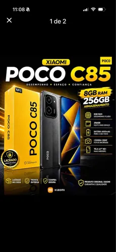 Celular Xiaomi poco C85 de 256 gb