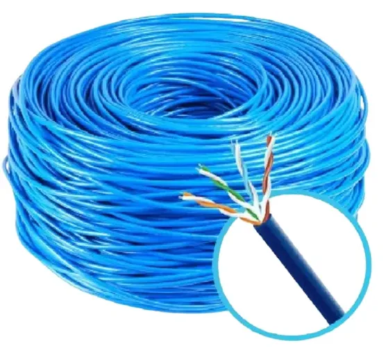 CABO DE REDE LAN U/UTP CAT.6 24 AWG X 4P CMX ROHS 85 METROS