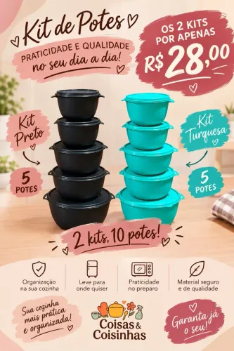 Kits potes de Cozinha a partir de 15,00