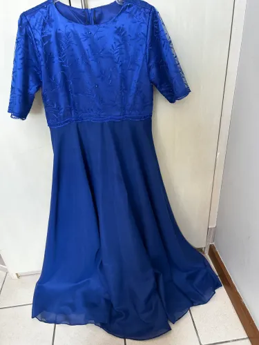 Vestido de festa azul royal