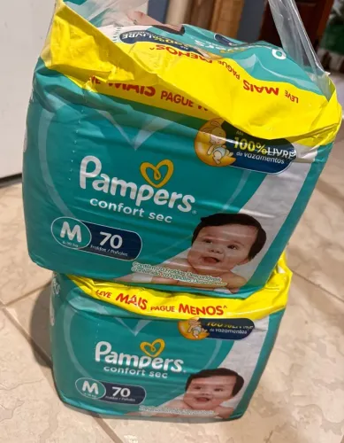 Vendo Fralda Pampers M ou troco por Fralda Pampers XG