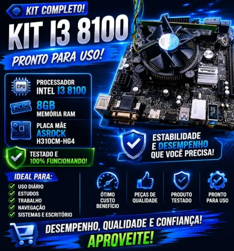 Kit i3 8geracao 