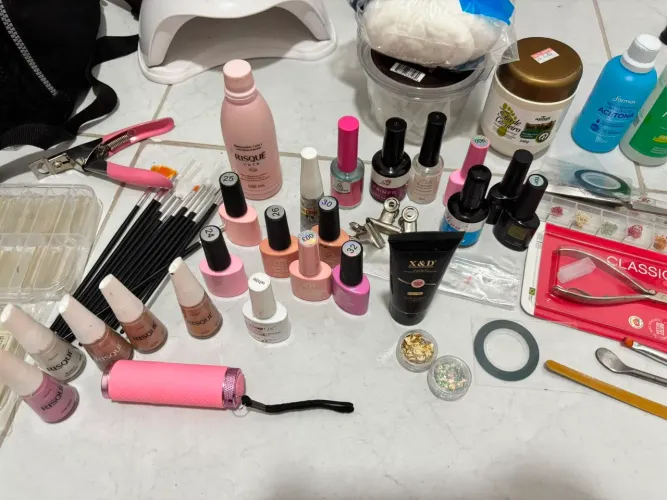 Kit alongamento de unha iniciante