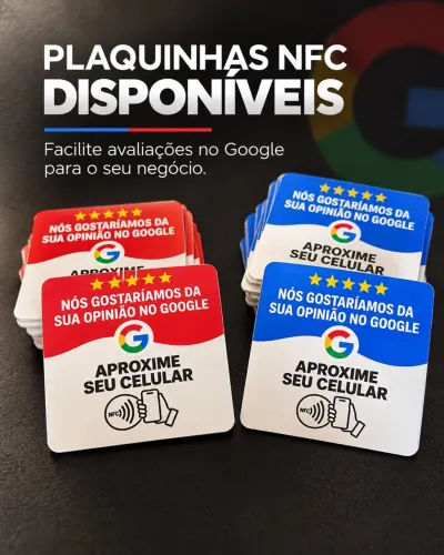 Unidade placa de avaliação com NFC / avaliação Google