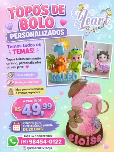 Lindas velas personalizadas...