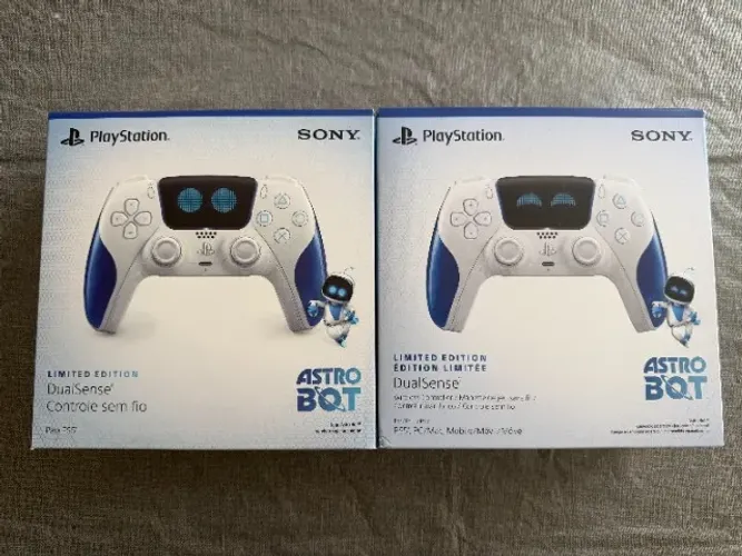Controles PS5 Dualsense - As 2 Edições Especiais do Astrobot Lacrados