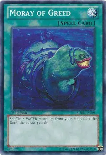 Yugioh!!! Moray of Greed SDRE-EN029 Common