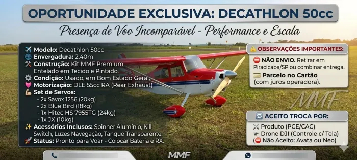 Aeromodelo decathlon 