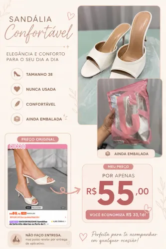 SALTO CHIC BRANCO 