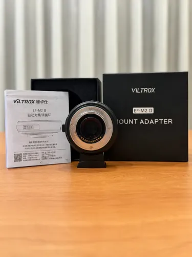 Adaptador de Lente Viltrox EF-M2 II de Canon para MFT
