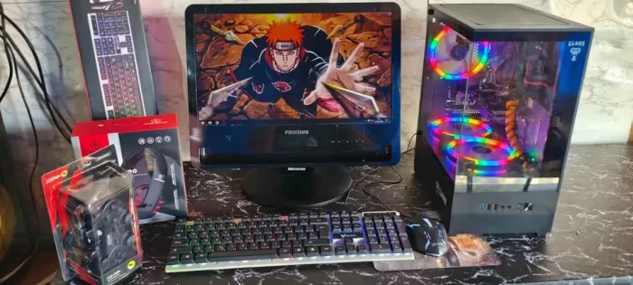 VENDO/TROCO PC GAMER I5 4690/ 8GB RAM/ SSD120/ P.VDEO/ TELA 20/ FONE +CONTROLE + ENTREGA