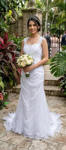 Vestido de noiva para sair hoje!!