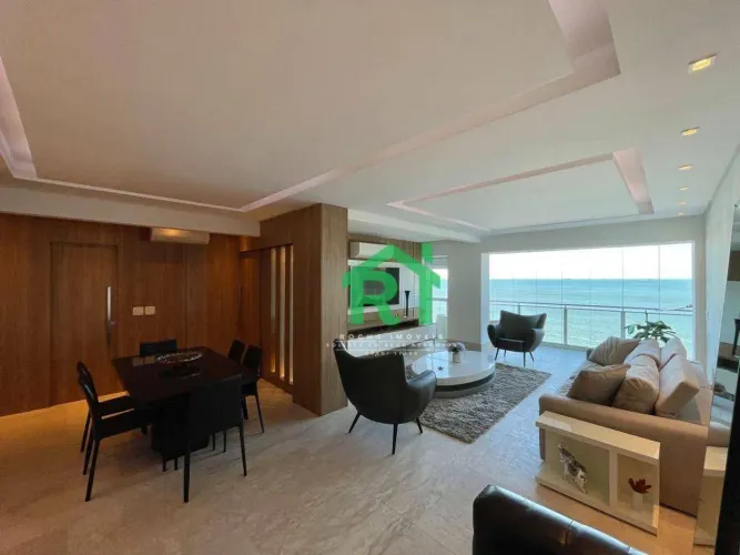 Apartamento Frente Mar, 2 Dormitórios (2 Suítes), 2 Vagas, Área de Lazer, Jardim Astúrias,