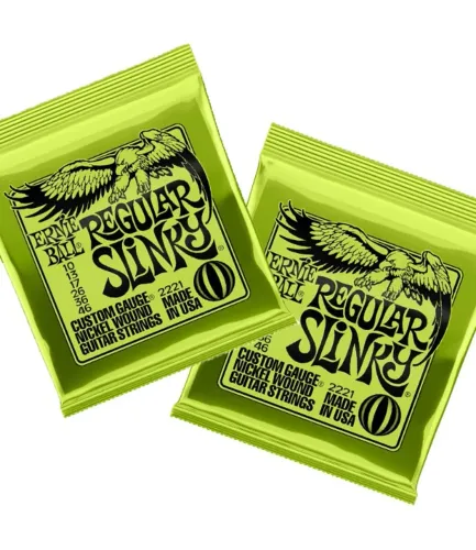 Kit 2 Jogo de Corda Ernie Ball 0.10 Guitarra