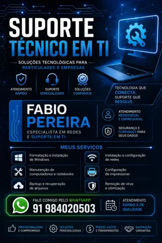 SUPORTE TÉCNICO EM TI