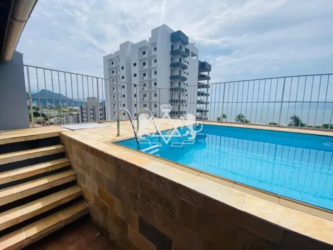 Cobertura com 2 quartos e piscina à venda, 121 m² - Indaiá, Caraguatatuba