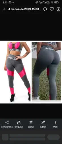 Conjunto NOvo pra academia veste 36/38