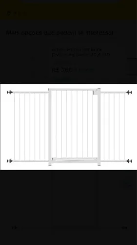 Grade portão Pet/Bebê Divisor de ambientes