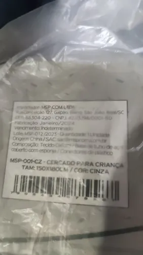 Cercadinho grande para bebê
