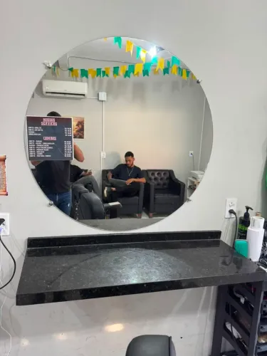 Espelho com bancada