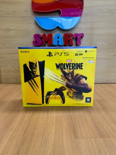 PLAYSTATION 5 SLIM DIGITAL EDIÇÃO LIMITADA WOLVERINE CONTROLE + JOGO | LACRADO