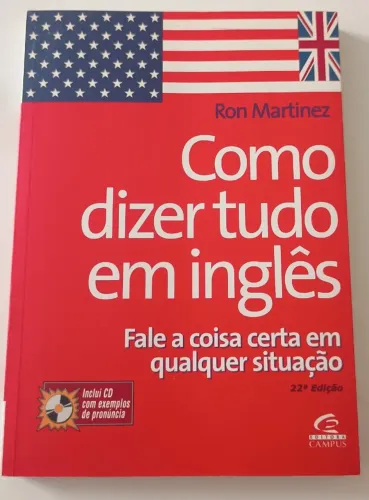 Livro - Como Dizer Tudo em Inglês (CD Lacrado) - 22° Edição