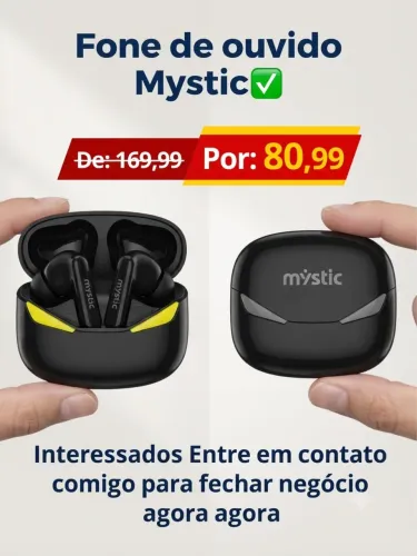 VENDO FONE DE OUVIDO MYSTIC