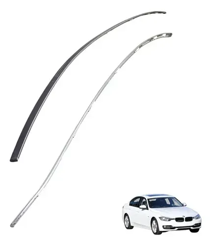 Par Friso Direito Esquerdo Teto Bmw 320i 2.0 Turbo 2015 2016 Preto