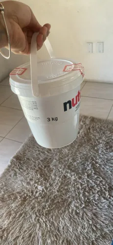 Balde nutella 3kg Lacrado