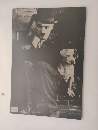 Quadro de Charlie Chaplin (91x61cm)