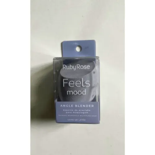 Esponja aplicador Ruby Rose feels mood angle blender - NOVO