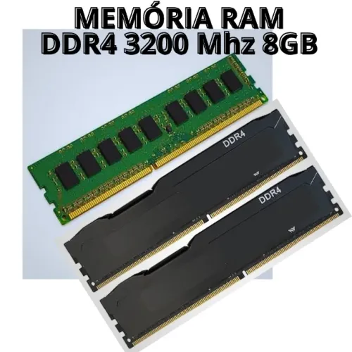Memórias Ram DDR4 8gb 3200Mhz para Pc Gamer