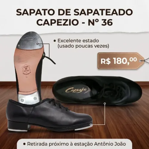 Sapato feminino para sapateado