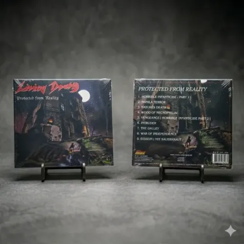 CD Living Death Protected From Reality Slipcase Heavy Metal