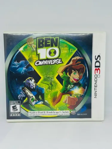 Ben 10 Omniverse JOGO NINTENDO 3DS ORIGINAL COM CAPA - LER DESCRIÇÃO