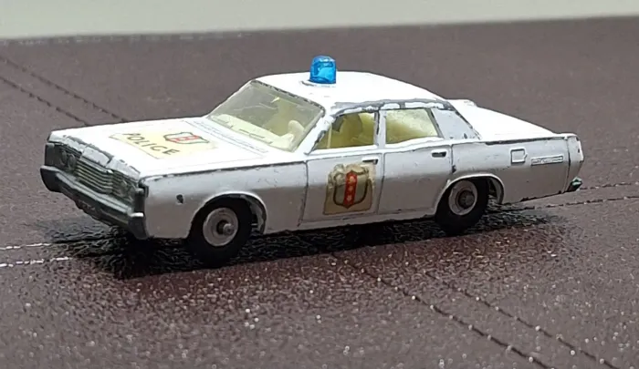Matchbox década de 60, raro, pintura e adesivos originais, eixo frontal articulável!!