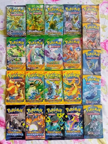 Coleção boosters ABERTOS POKÉMON PKM