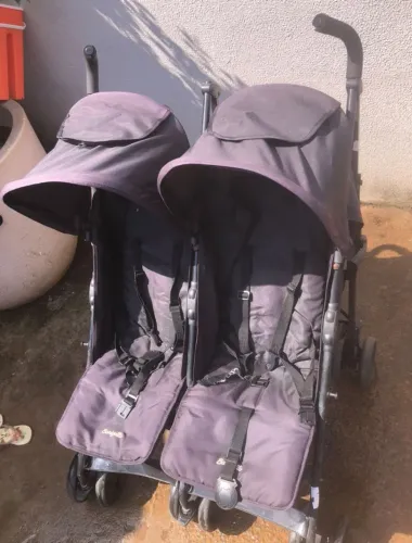 Carrinho De Bebê Para Gêmeos Twingo 0 A 15 Kg - Burigotto