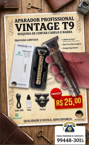 Maquina de cortar cabelo e barba