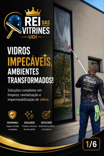 Limpeza de vidros residencial