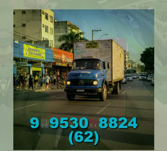 frete rápido e seguro! transporte de cargas sempre disponível!