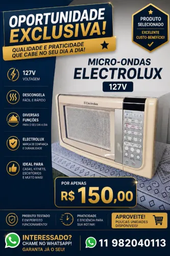 Micro-ondas Electrolux 127V