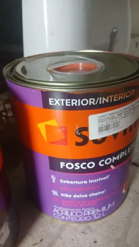 Tinta suvinil galão cheio fosco completo cor: terra molhada