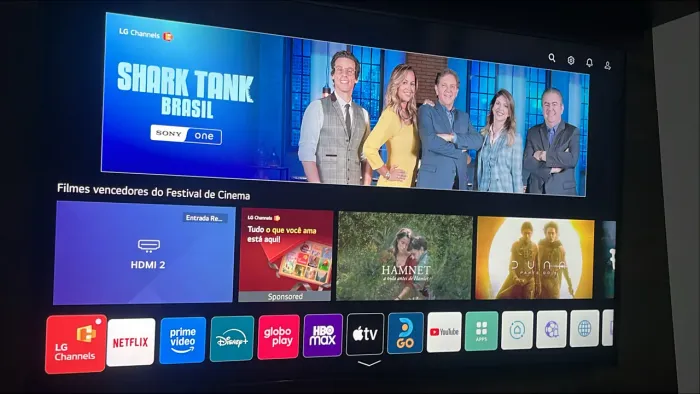 Vende televisão LG smart nanocell 50 polegadas seminova.