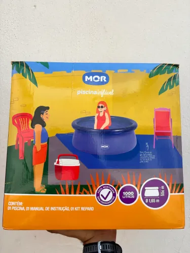 Piscina inflável mor 1000L