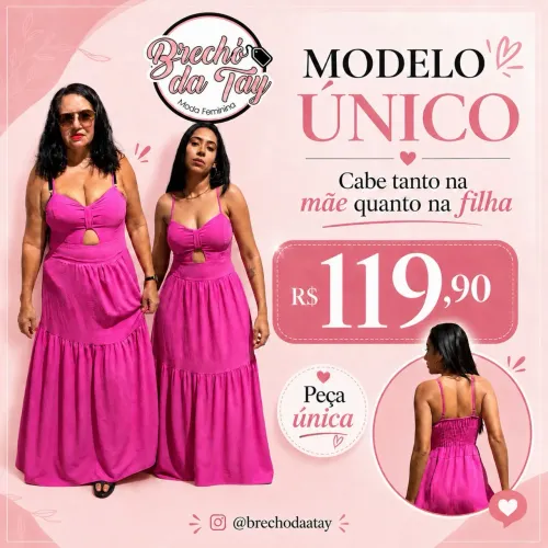 Vestido rosa