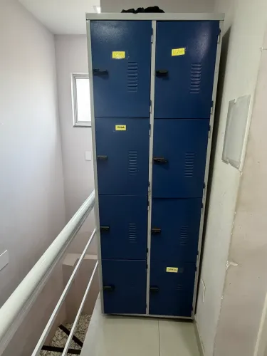 ARMARIO ROUPEIRO ACO 8 PORTAS GUARDA VOLUME EA702 AZUL